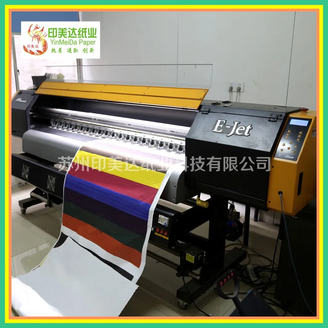 Fast Dry 80 GSM 44′ ′ 200 Meters Digital Printing Heat Sublimation Transfer Paper