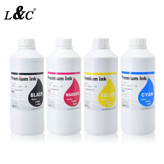 L&C atacado personalizado tinta de sublimação de tinta de impressão por sublimação para Epson L200 F6370 Et1110 Et15000 3150 3800 4800